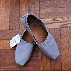 Bobs Gray Slip-On Shoes
